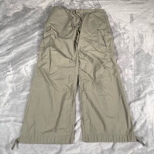 Vintage Gap Military Cargo Pants Mens Large 31” Baggy Paratrooper Gray/Green